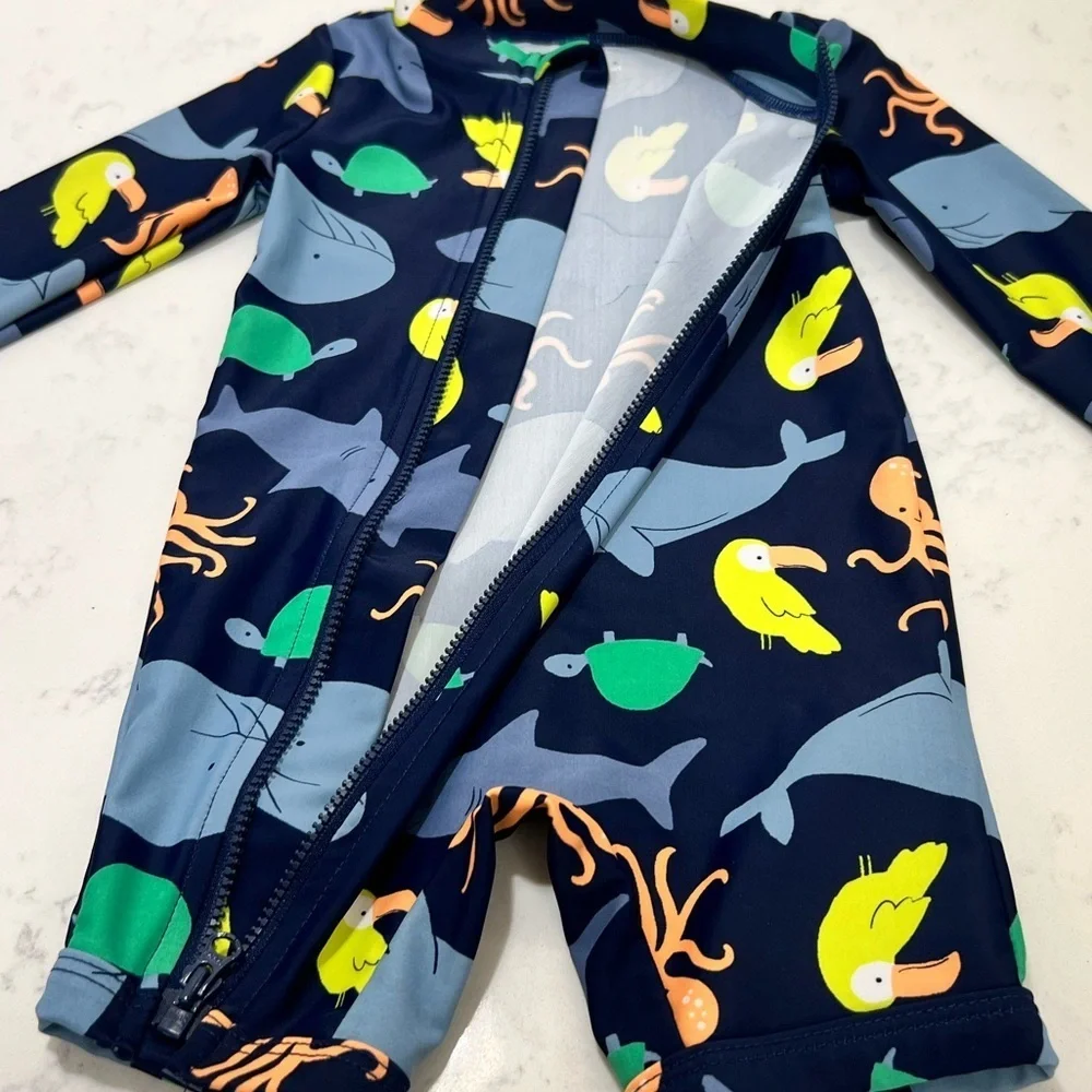 Carter's Kids Swimwear - Navy and Orange